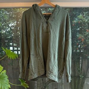 Aerie Green Hoodie Sweater
